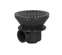 Pièce à sceller piscine - Bonde de fond - Ø180mm - Béton - Anthracite de AstralPool