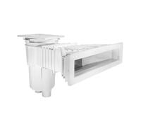 Pièce à sceller piscine - Skimmer XXL parker - 17,5L Liner/Béton - modèle Norm - Blanc de AstralPool