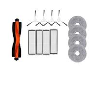 Pièce accessoire de vadrouille de filtre de brosse latérale de rouleau, Compatible for Dreame L10 Prime, RLL11GC, L10S Pro, L10 Pro, Compatible for Xiaomi S10 +(SET 6)