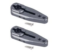 PièCe Accessoire Rc pour Arrma pour Buggy pour Granite pour Savox pour Futaba 1/10 Monster Truck Raider CNC Serrage en Aluminium 25T Servo Klaxon Protek RC(Gray,24mm-2pcs)