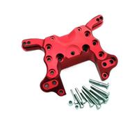 PièCe Accessoire Rc pour Arrma pour Kraton pour Outcast 8s ARA320475 ARA320476 1/5 Supports D'amortisseurs Avant Arrière Aluminium Pièces Rechange Modèles Réduits Radiocommandés(Red,Front)