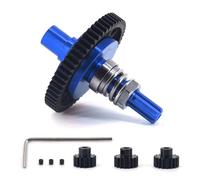 PièCe Accessoire Rc pour Arrma pour Small Rocher pour Granite ARA310948 ARA311034 1/10 Assemblage D'engrenage Coulissant en Acier Renforcé 32P57T 7075 Dents(Blue)