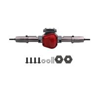 PièCe Accessoire Rc pour Axial pour SCX10 1/10 CNC Métal RC Voiture Avant Et Arrière Essieu avec Adaptateur Bras Servo RC Chenille Voiture Mise À Niveau Pièces(Rear)