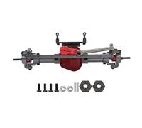 PièCe Accessoire Rc pour Axial pour SCX10 1/10 Essieu Métallique Avant Et Arrière CNC avec Adaptateur Bras Servo Pièces Mise À Niveau Voiture RC Jouet Rechange Décoratif(Front)