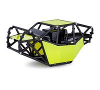 PièCe Accessoire Rc pour Axial pour Scx10 1/10 Nylon Plastique Rouleau Cage Corps Cadre Châssis Kit RC Chenille Voiture Bricolage Accessoires(Green)