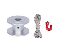 PièCe Accessoire Rc Pour Axial Pour SCX10 Pour TRX4 Pour Capra Pour Wraith Pour LCG 1/10 25T Châssis En Aluminium Outils De Sauvetage Équipement Direction Servo Treuil Bobine RC(Silver,25x12mm 3 in 1)