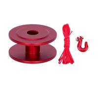 PièCe Accessoire Rc pour Axial pour SCX10 pour TRX4 pour Capra pour Wraith pour LCG 1/10 25T Châssis en Aluminium Outils De Sauvetage Équipement Direction Servo Treuil Bobine RC(Red,25x12mm 3 in 1)