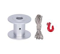 PièCe Accessoire Rc Pour Axial Pour SCX10 Pour TRX4 Pour Capra Pour Wraith Pour LCG 1/10 25T Châssis En Aluminium Outils De Sauvetage Équipement Direction Servo Treuil Bobine RC(Silver,25x16mm 3 in 1)