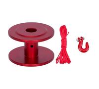 PièCe Accessoire Rc pour Axial pour SCX10 pour TRX4 pour Capra pour Wraith pour LCG 1/10 25T Châssis en Aluminium Outils De Sauvetage Équipement Direction Servo Treuil Bobine RC(Red,25x16mm 3 in 1)