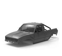 PièCe Accessoire Rc pour Axial pour Scx24 C10 pour Bronco pour Wrangler Base Camp pour 4runner 1/24 133mm Empattement pour Pick-up Coque Rigide RC(Grey)