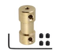 PièCe Accessoire Rc pour Bateau RC Voiture Avion N20 Pièces Rechange Décoratives Modèles Jouets 1 Pièce Connecteur Coupleur D'accouplement d'arbre Moteur en Laiton(5mm-5mm)