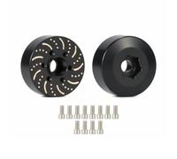 PièCe Accessoire Rc pour Capra pour Wraith Trx4 pour Axial Scx10 1/10 Poids Laiton Disques Frein 12mm Adaptateur Moyeu Hexagonal pour 1.9 2. Roues Beadlock Mise À Niveau sur(Black,2PCS 15MM)