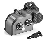 PièCe Accessoire Rc pour Châssis pour LCG pour SCX10 III AR45 pour Axe pour Capra 1/10 RC CNC 48 Pas Petite Boîte De Vitesses Ultralégère avec Patin(Gray)