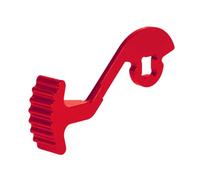 PièCe Accessoire Rc pour Flysky NB4 Noble Lite Pro Levier Pouce en Aluminium Commande À 1 Main Adaptateur Volant Mise Niveau du Contrôleur(Red)