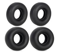 PièCe Accessoire Rc pour Hornet 1/10 4 Pièces Jeu Pneus en Caoutchouc pour Buggy pour Tamiya Frog Sand Scorcher Sauterelle Jante Roue À Billes Aluminium(Tires)