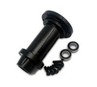 PièCe Accessoire Rc pour Losi Promoto MX PM-MX/SM LOS262012 1/4 Moyeu Roue Arrière Hexagonal en Aluminium pour Voiture Télécommandée Pièces Rechange(Black)