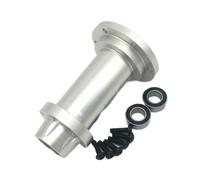 PièCe Accessoire Rc pour Losi Promoto MX PM-MX/SM LOS262012 1/4 Moyeu Roue Arrière Hexagonal en Aluminium pour Voiture Télécommandée Pièces Rechange(Silver)