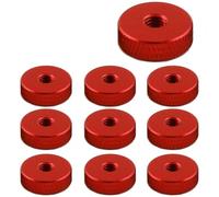 PièCe Accessoire Rc pour M3 Écrou À Pouce Moleté Nivellement Réglage Métrique Écrous Plats Ronds Din467 Lot Modification Mise Niveau Pièces Réparation Modèles Jouets Rechange(Red)