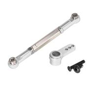 PièCe Accessoire Rc pour MJX pour Hyper Go H12Y 1/12 Tige De Servo en Métal, Bras De Servo Amélioration des Pièces Vulnérables De La Voiture Télécommandée(Silver)