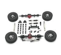 PièCe Accessoire Rc pour MN 168 82 LC79 78 1/12 Kit De Pièces Rechange en Métal pour Télécommande Voiture RC Accessoires Vulnérables(Black)