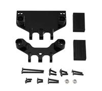 PièCe Accessoire Rc pour MN pour MN128 MN86 MN86S MN86K MN86KS G500 1/12 Support De Liaison Tige Montage Servo en Métal 4WD RC Pièces Mise À Niveau Voiture sur Chenilles(Black)