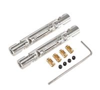 PièCe Accessoire Rc pour MN98 pour MN99s Deuxième Génération Échelle 1/12 Arbre Transmission Métallique avec Manchon 3 À 4Mm-Pièces Accessoires D'amélioration pour Voitures RC(2pcs)