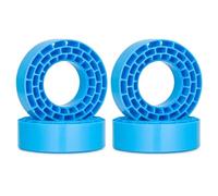 PièCe Accessoire Rc pour Rc Mousse D'insertion Gel Silice pour Pneus sur Chenilles Étanche 95-97mm 1.55 Pouces Pièces Mise À Niveau Réparation Rechange Décoratives(Blue)