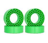 PièCe Accessoire Rc pour Rc Mousse D'insertion Gel Silice pour Pneus sur Chenilles Étanche 95-97mm 1.55 Pouces Pièces Mise À Niveau Réparation Rechange Décoratives(Green)