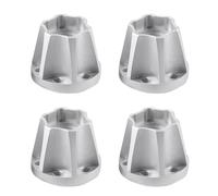 PièCe Accessoire Rc pour Scx10 90046 pour Tamiya 1/10 4 Pièces 12Mm Roue Hexagonale Épaisseur De Moyeu 7-12Mm Mise À Niveau Réparation Modèles Jouets Rechange(Silver,18mm)