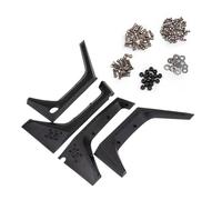 PièCe Accessoire Rc pour Scx10 pour Axial 90046 90047 90048 1/10 RC Ensemble Décoration Sourcils Roue Calandre Avant en Colère Pièces Mise À Niveau Voiture(Wheel Eyebrow)