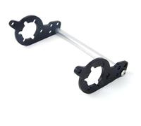 PièCe Accessoire Rc pour Tamiya Grasshopper Grasshopper 2 pour Buggy Hornet Support Châssis D'amortisseur Arrière Pièces Rechange pour Voitures RC(Carbon Fiber)