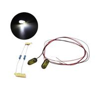PièCe Accessoire Rc pour Tamiya pour Scania 770S pour Actros 3363 pour Volvo pour Man 1/14 2 Pièces Indicateur De Largeur Voyant D'avertissement pour Contour Lampe RC(White)