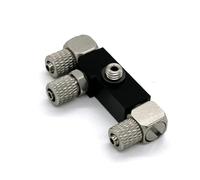 PièCe Accessoire Rc pour Tamiya pour Scania 770S pour Actros pour Volvo pour Man 1/14 Cylindre Hydraulique CNC en Alliage D'aluminium Connecteur pour Rapide RC(Type B)