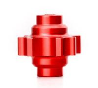 PièCe Accessoire Rc pour Tamiya pour TT-02 BTD 1/10 54649 Verrouillage Différentiel en Alliage D'aluminium Pièces Réparation Mise À Niveau Voiture RC Modèles Jouets(Red)