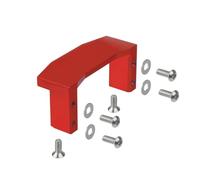 PièCe Accessoire Rc pour Tamiya pour TT-02/TT-02B Châssis 1/10 Support De Servo en Aluminium pour Voiture RC Amélioration Et Remplacement(Red)