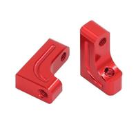 PièCe Accessoire Rc pour Tamiya pour TT01 pour TT02 1/10 1 Ensemble en Acier Trempé Arbre D'entraînement Métal Boîte Vitesses Joint Tasse Différentiel Axe Roue RC(Red)
