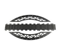PièCe Accessoire Rc pour Traxxas 1/18 Échelle Barrage Routier Pont Simple Face Scénario À Axe Transversal Pente Raide en Arc RC Chenille Bricolage Pièces(Black -1)