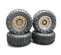 PièCe Accessoire Rc pour Traxxas 1/7 1/8 4 Pièces 2.6 Pouces Roue De Boue Noire JC Jeu Pneus 135x55x66mm Pneu Tout-Terrain RC Voiture sur Chenilles Bricolage Mise À Niveau
