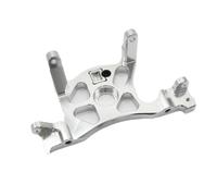 PièCe Accessoire Rc pour Traxxas 4x4 Châssis pour LCG pour Slash pour Rustler pour Fiesta pour Rally 7460 Et 7460X Support Moteur Aluminium Cache-Couronne Arrière(Silver)
