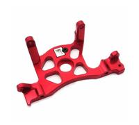 PièCe Accessoire Rc pour Traxxas 4x4 Châssis pour LCG pour Slash pour Rustler pour Fiesta pour Rally 7460 Et 7460X Support Moteur Aluminium Cache-Couronne Arrière(Red)