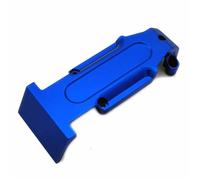 PièCe Accessoire Rc pour Traxxas pour E-Revo pour Summit pour Slayer Pro 4x4 5337 1/10 Plaques De Protection Avant Et Arrière en Aluminium pour Modèles Réduits Télécommandés(Blue,Rear)