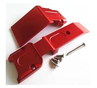 PièCe Accessoire Rc pour Traxxas pour E-Revo pour Summit pour Slayer Pro 4x4 5337 1/10 Plaques De Protection Avant Et Arrière en Aluminium pour Modèles Réduits Télécommandés(Red,Front)
