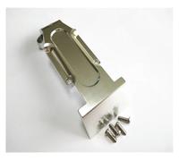 PièCe Accessoire Rc pour Traxxas pour E-Revo pour Summit pour Slayer Pro 4x4 5337 1/10 Plaques De Protection Avant Et Arrière en Aluminium pour Modèles Réduits Télécommandés(Silver,Rear)