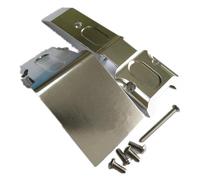 PièCe Accessoire Rc pour Traxxas pour E-Revo pour Summit pour Slayer Pro 4x4 5337 1/10 Plaques De Protection Avant Et Arrière en Aluminium pour Modèles Réduits Télécommandés(Silver,Front)