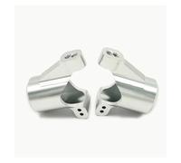 PièCe Accessoire Rc pour Traxxas pour Latrax pour Rally pour Latrax pour Teton Et pour Latrax pour Desert 7552X 1/18 Supports Arrière en Aluminium pour Essieu Arrière(Silver)
