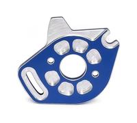 PièCe Accessoire Rc pour Traxxas pour Slash 4X4 pour Vxl pour Stampede 4Wd Plaque Moteur en Alliage D'aluminium Métallique 6890X 6890R Rc Pièces Mise À Niveau Voiture Accessoires(Blue)