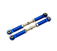 PièCe Accessoire Rc pour Traxxas pour Slash pour Rustle 3644 3643 5539 Tiges Avant Acier Dur Réglage Hauteur Profondeur L'arrière Biellettes Direction Barre Carrossage(Blue,Rear)