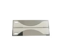 PièCe Accessoire Rc pour Traxxas pour Trx4 pour FMS pour Fcx10 1/10 Jupe Latérale Capot en Métal Plaque Antidérapante Fenêtre Pliante Maille Garde du Corps Chenille RC(Type 8)
