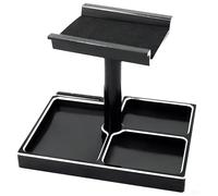 PièCe Accessoire Rc pour TRX4-M pour SCX24 1/18 1/24 Table Réparation en Métal Présentoir Réglage des Pneus pour Pièces Voiture d'escalade Jouet(Black)