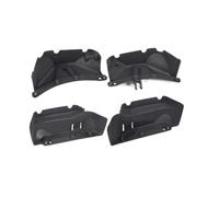 PièCe Accessoire Rc pour Wrangler 1/10 Cadre Châssis en Métal Empattement 313mm avec Engrenage Planétaire Transmission À 2 Vitesses Jeu D'évasements Garde-Boue RC(Fender)